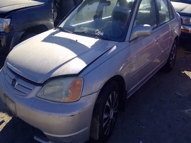 2003 HONDA CIVIC, SILVER, EX, 1.7L, VTEC, AT.  A25057